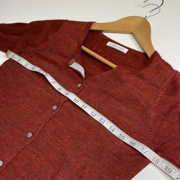 Lowrys Farm maroon wool blend cardigan - Picture 6 of 11